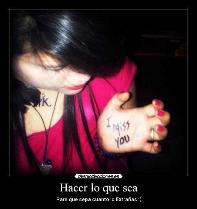 Hacer lo que sea - 