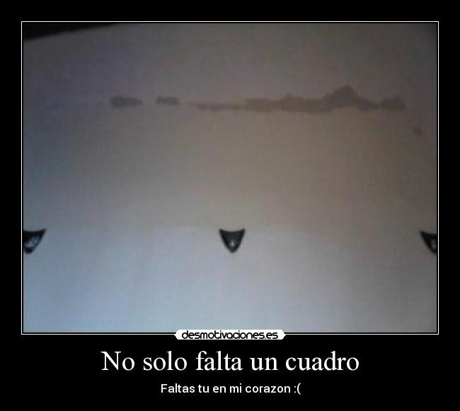 No solo falta un cuadro -