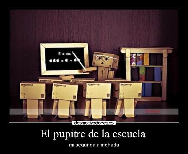 El pupitre de la escuela -