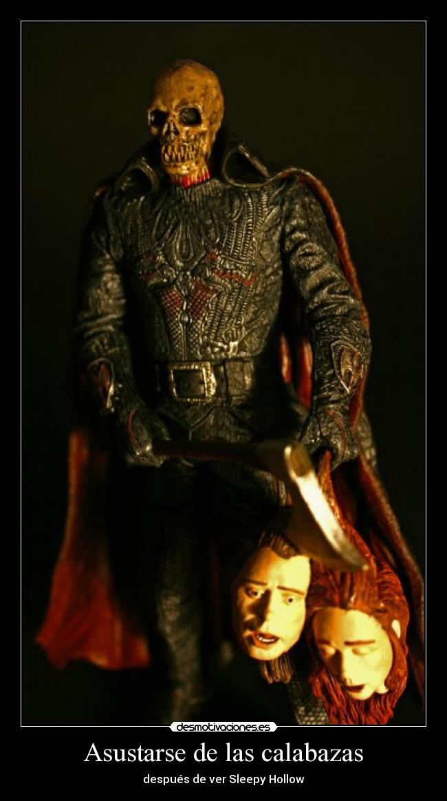 Asustarse de las calabazas - después de ver Sleepy Hollow