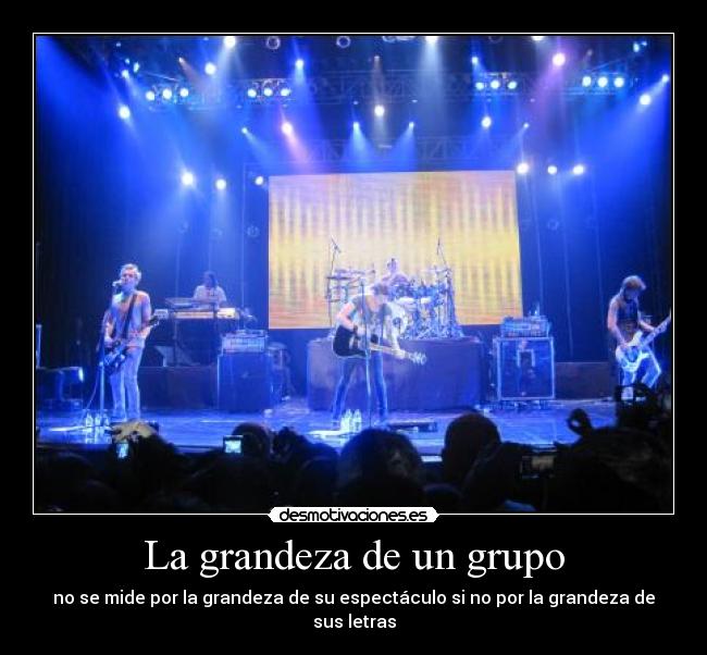 carteles mcfly grandeza escenario letras desmotivaciones