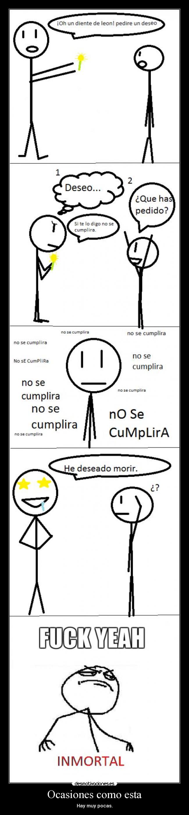 Ocasiones como esta -