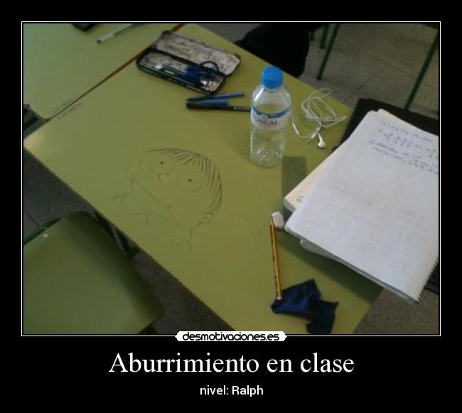 Aburrimiento en clase - 