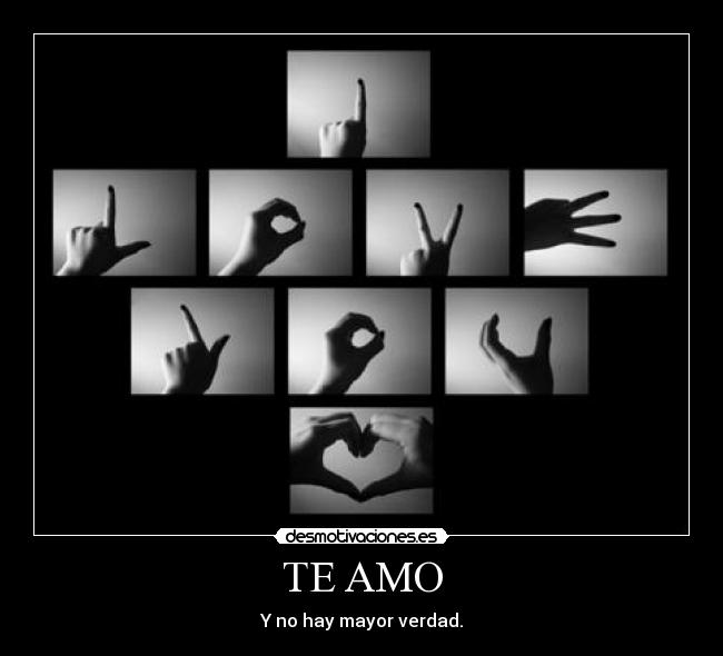 TE AMO -
