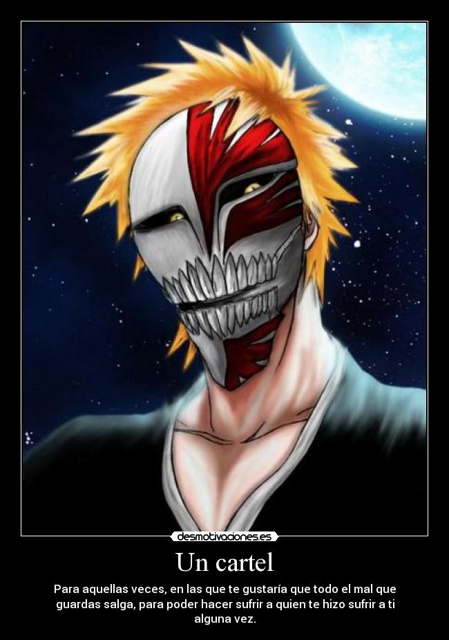 carteles oo binlasdeath bleach desmotivaciones