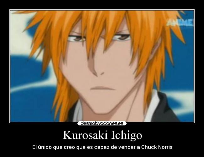 Kurosaki Ichigo - El único que creo que es capaz de vencer a Chuck Norris