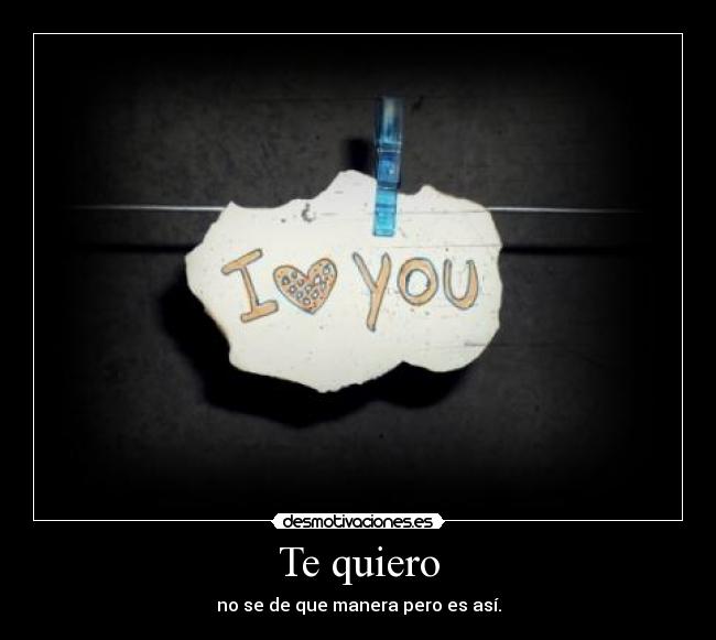 Te quiero - 