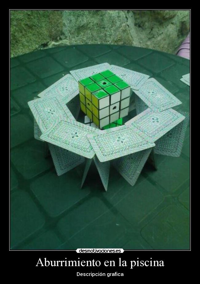 Aburrimiento en la piscina -