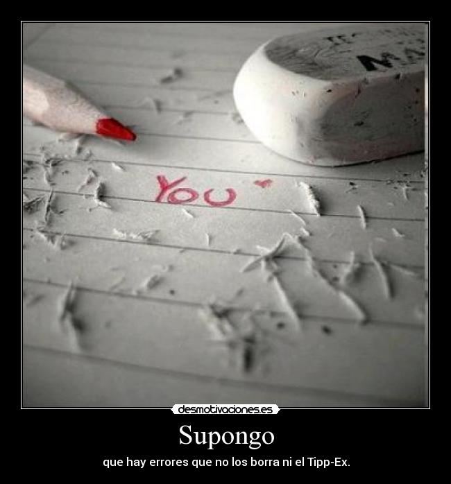 Supongo -