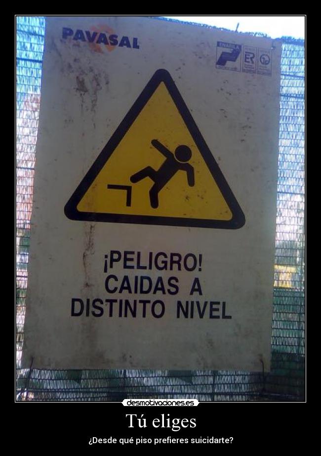 Tú eliges - ¿Desde qué piso prefieres suicidarte?