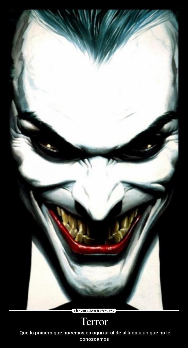 carteles terror desmotivaciones