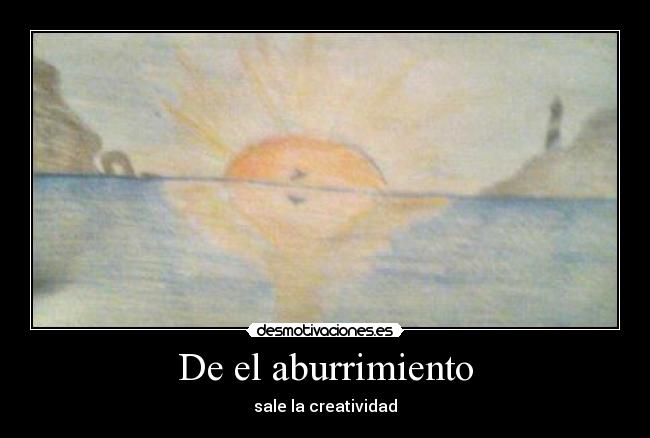 De el aburrimiento -