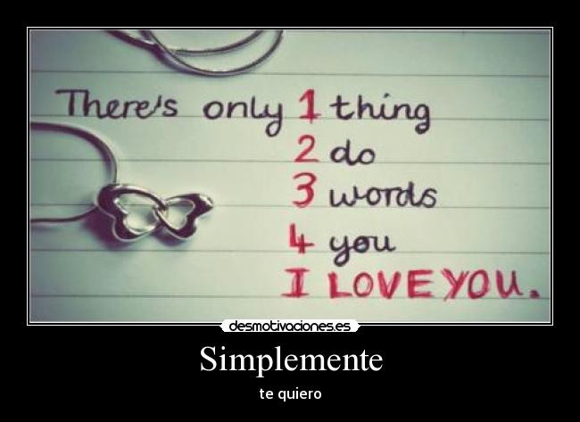 Simplemente -