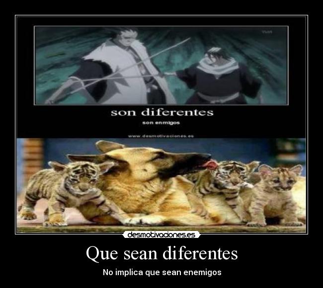 Que sean diferentes - 