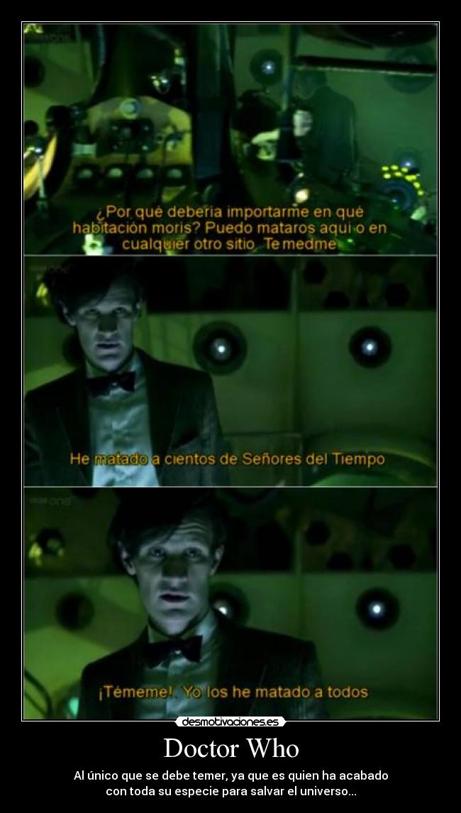 carteles doctor who desmotivaciones