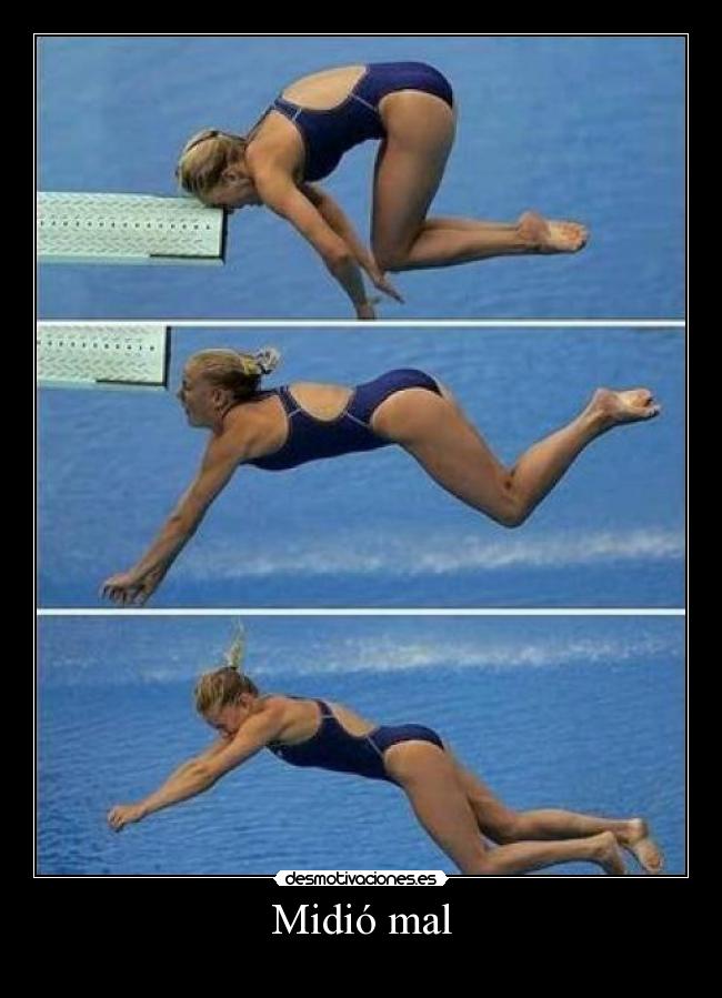 Midió mal -