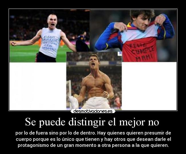 Se puede distingir el mejor no -