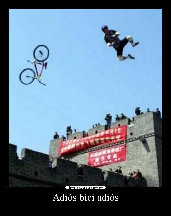 Adiós bici adiós -