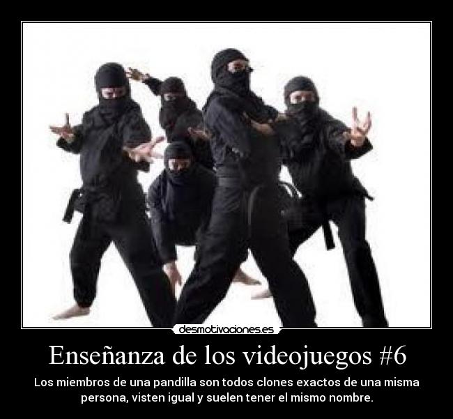 Enseñanza de los videojuegos #6 -