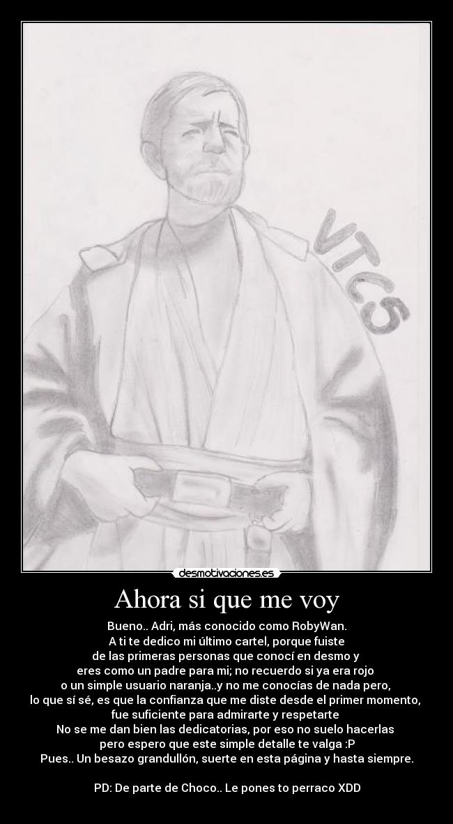 Ahora si que me voy -