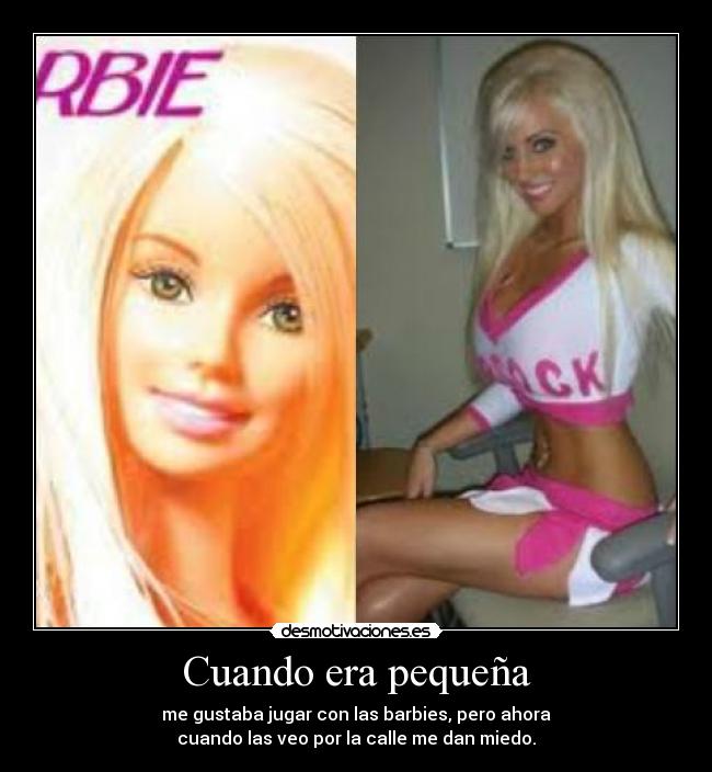 carteles barbie desmotivaciones