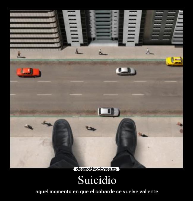 carteles suicicio desmotivaciones
