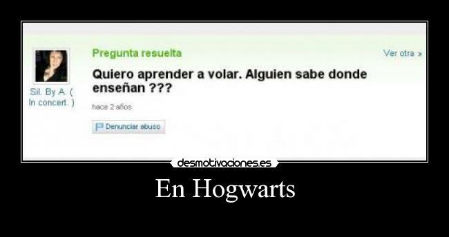 En Hogwarts - 