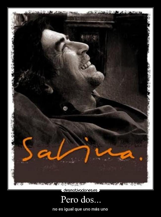 Pero dos... - no es igual que uno más uno 