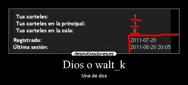 Dios o walt_k - 