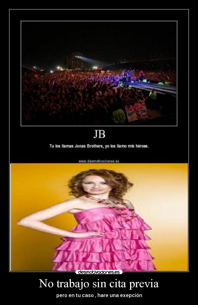 No trabajo sin cita previa -