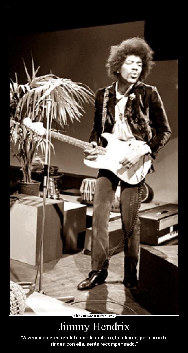 carteles jimmy hendrix desmotivaciones