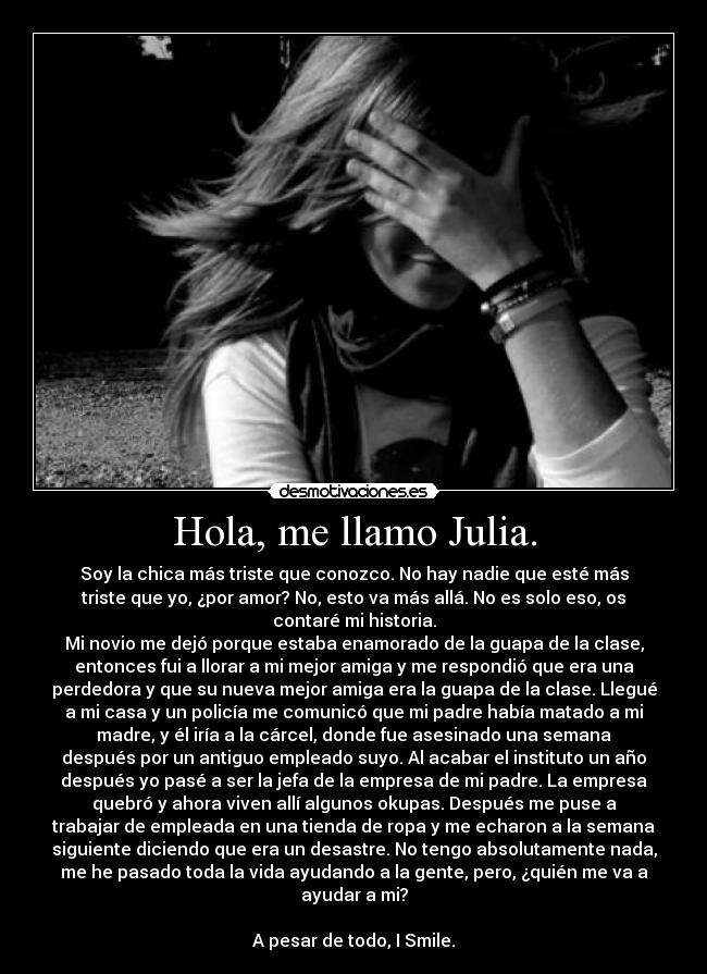 Hola, me llamo Julia. - 