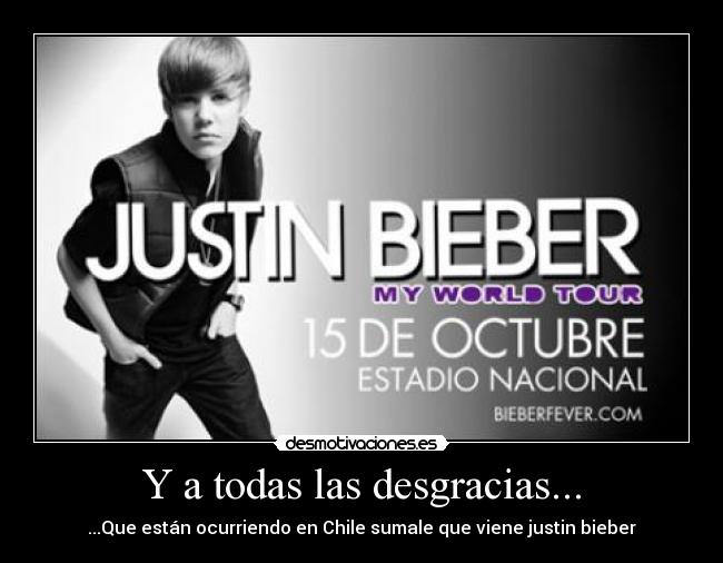 Y a todas las desgracias... -