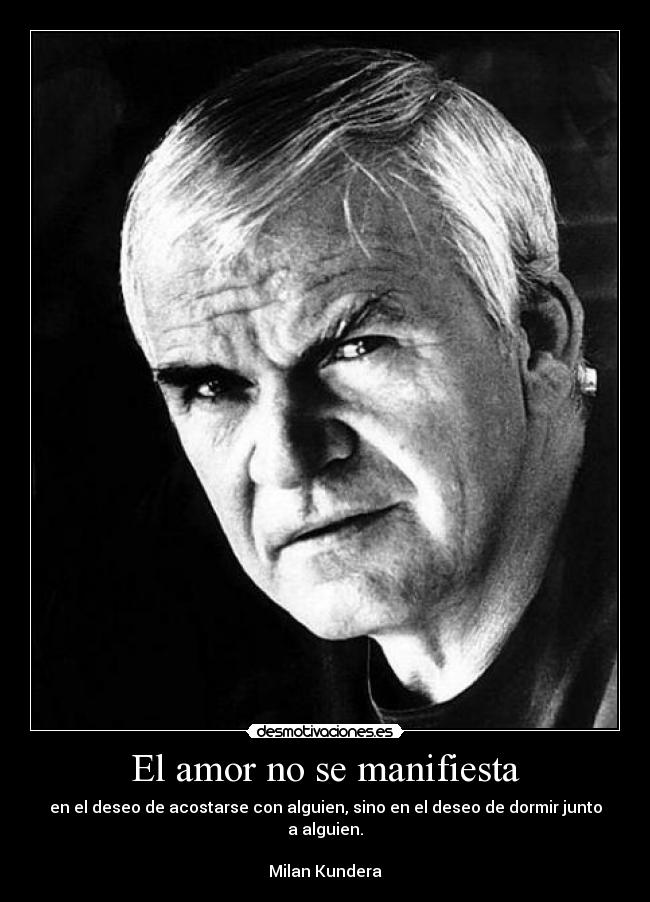 El amor no se manifiesta -