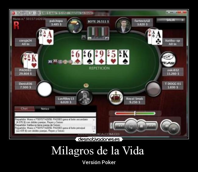 Milagros de la Vida  - Versión Poker