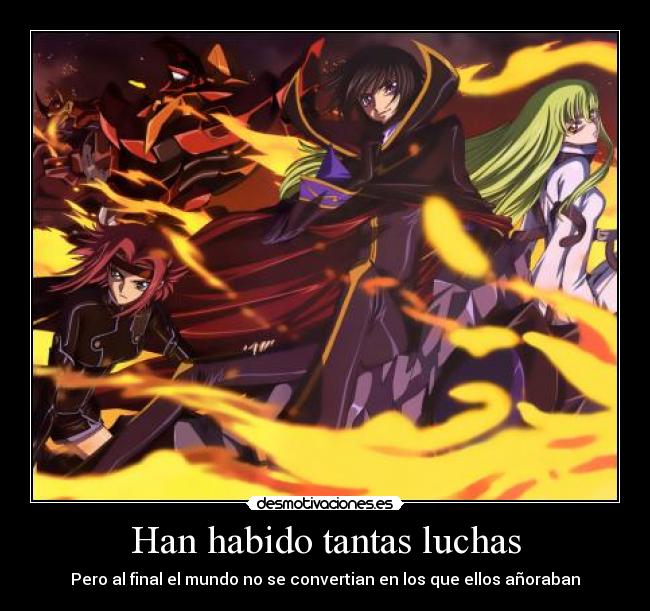 carteles code geas lelouch zero desmotivaciones