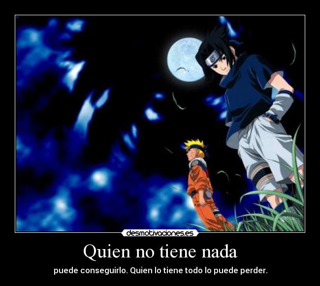 carteles naruto conseguir perder desmotivaciones