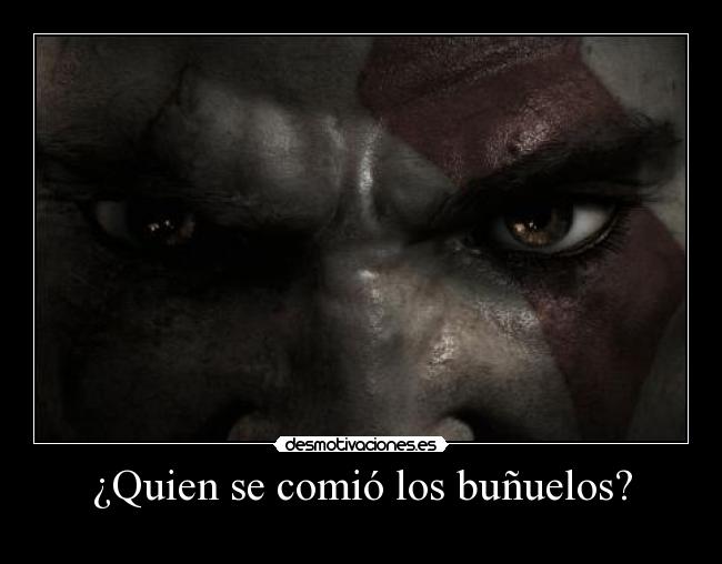 ¿Quien se comió los buñuelos? -