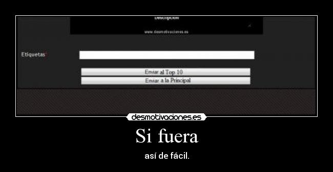 Si fuera - 