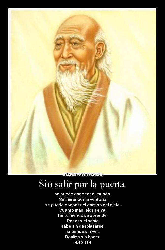 Sin salir por la puerta -