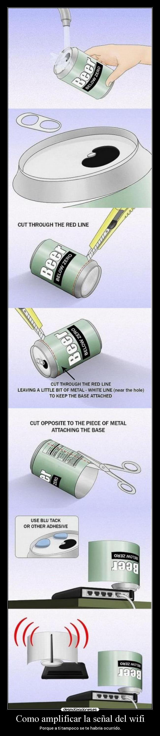 carteles wifi swnal amplificar lata desmotivaciones