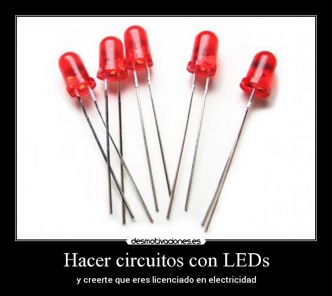 Hacer circuitos con LEDs - 