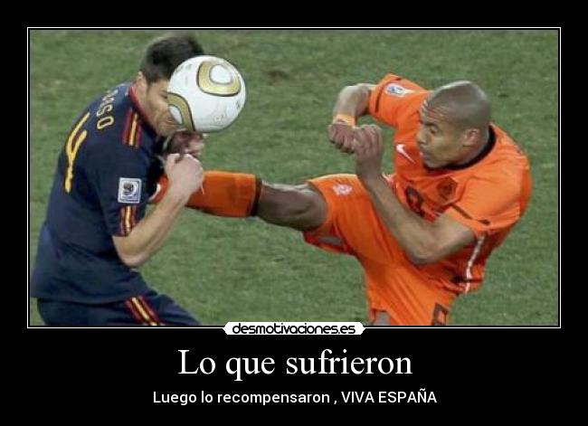 Lo que sufrieron -