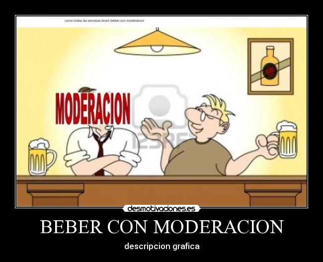 BEBER CON MODERACION - 