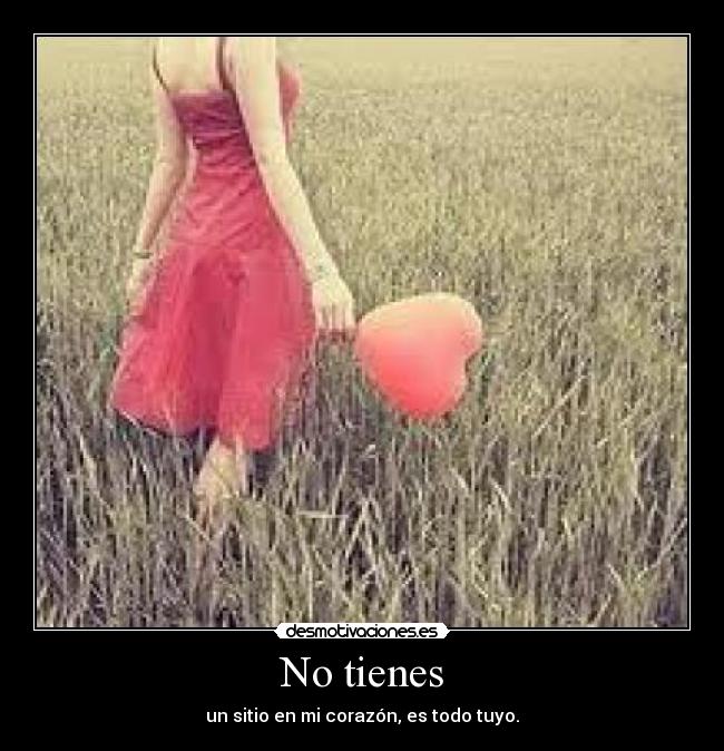 No tienes - 
