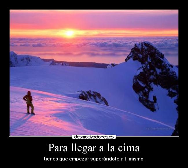 Para llegar a la cima - 