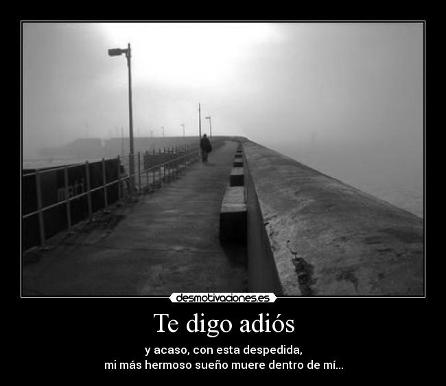 Te digo adiós -
