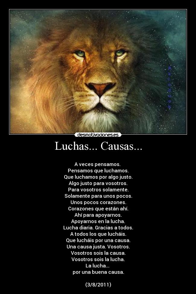 Luchas... Causas... -