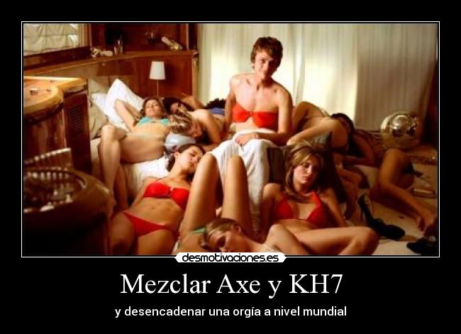Mezclar Axe y KH7 - 