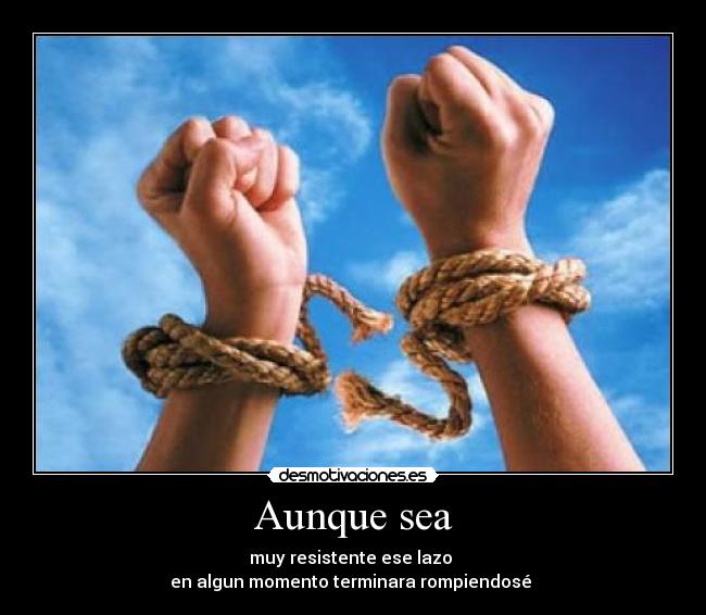 Aunque sea - 